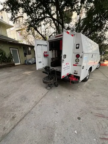 Magnet Plumbing service vehicle on-site for Water Heater Repair in Bay Pines