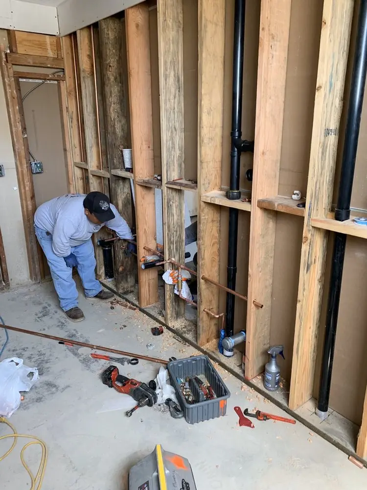 Commercial rough-in plumbing for Gas Line Repair in Bay Pines
